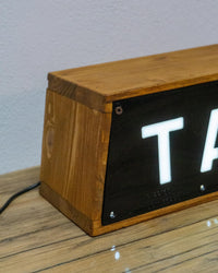Insegna Taxi – Vintage Luminosa