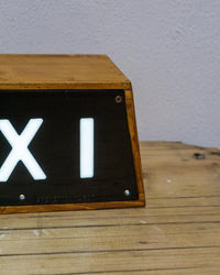 Insegna Taxi – Vintage Luminosa