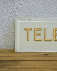 Insegna Telefono  – 1980 Italia
