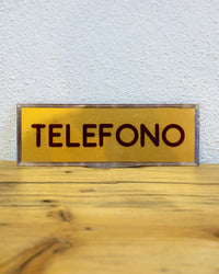Insegna Telefono  – 1980 Italia
