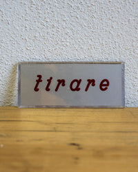 Insegna Tirare Argento E Oro – 1980 Italia
