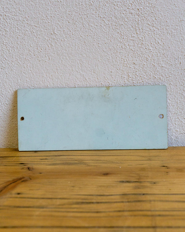 Insegna Toilette Con Freccia – 1970 Italia