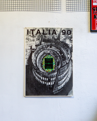 Manifesto Italia 90, Mondiali di Calcio - Alberto Burri