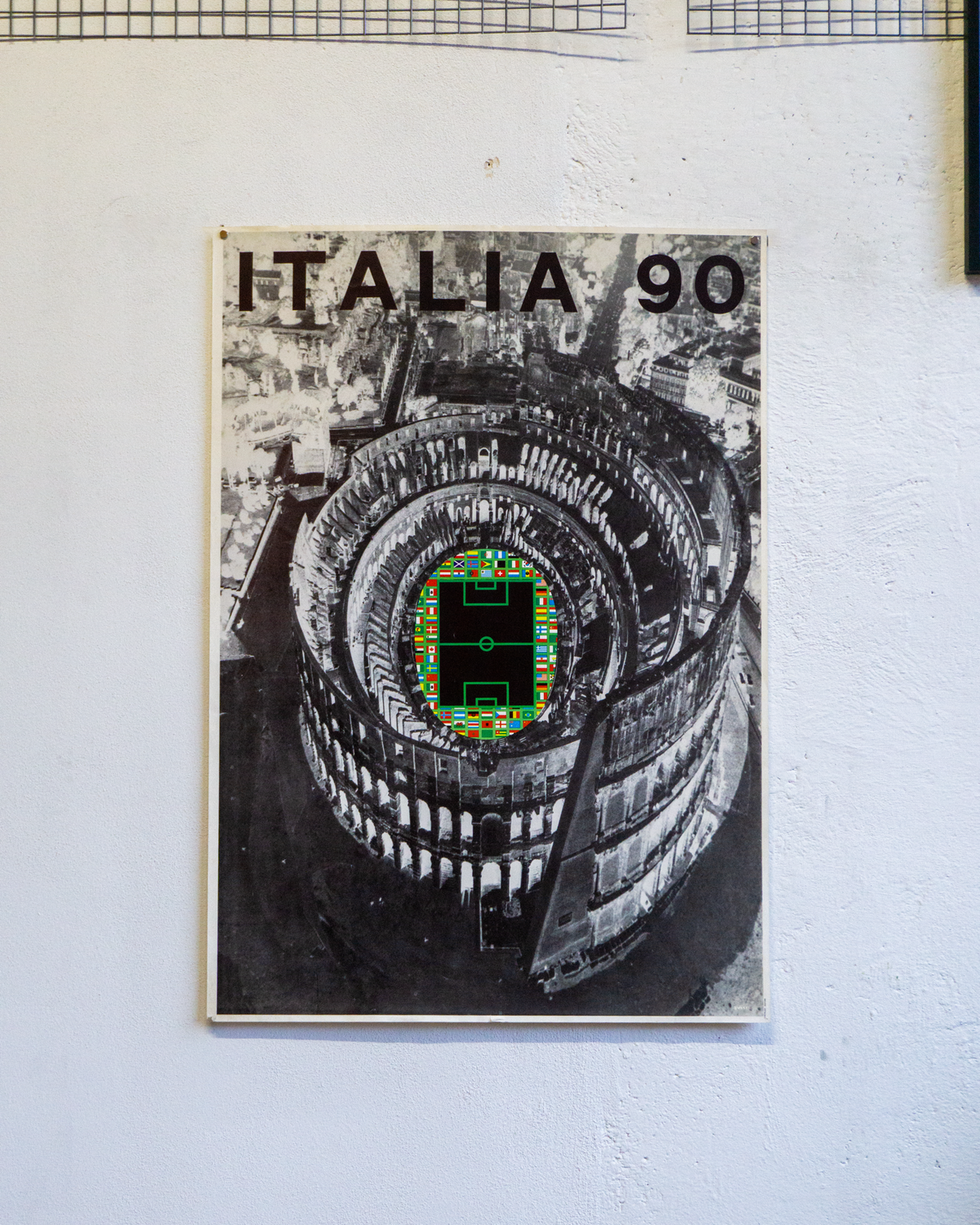 Manifesto Italia 90, Mondiali di Calcio - Alberto Burri