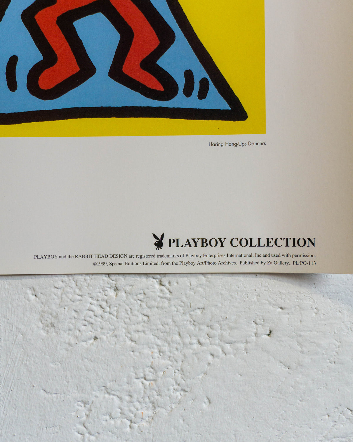 Manifesto Keith Haring - Haring Hang-Ups Dancers Playboy 1999