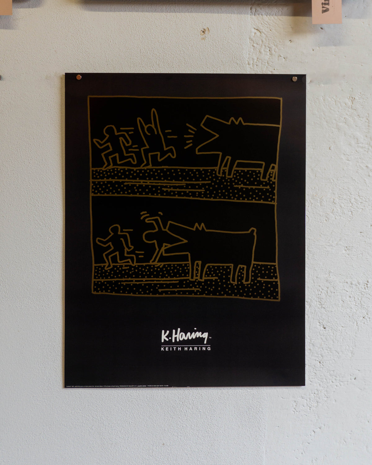 Manifesto Keith Haring 1981 - Gallery APJ esclusiva Giappone