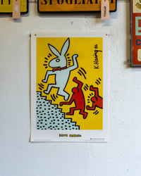 Manifesto Keith Haring Bunny on the Move - Playboy 1999