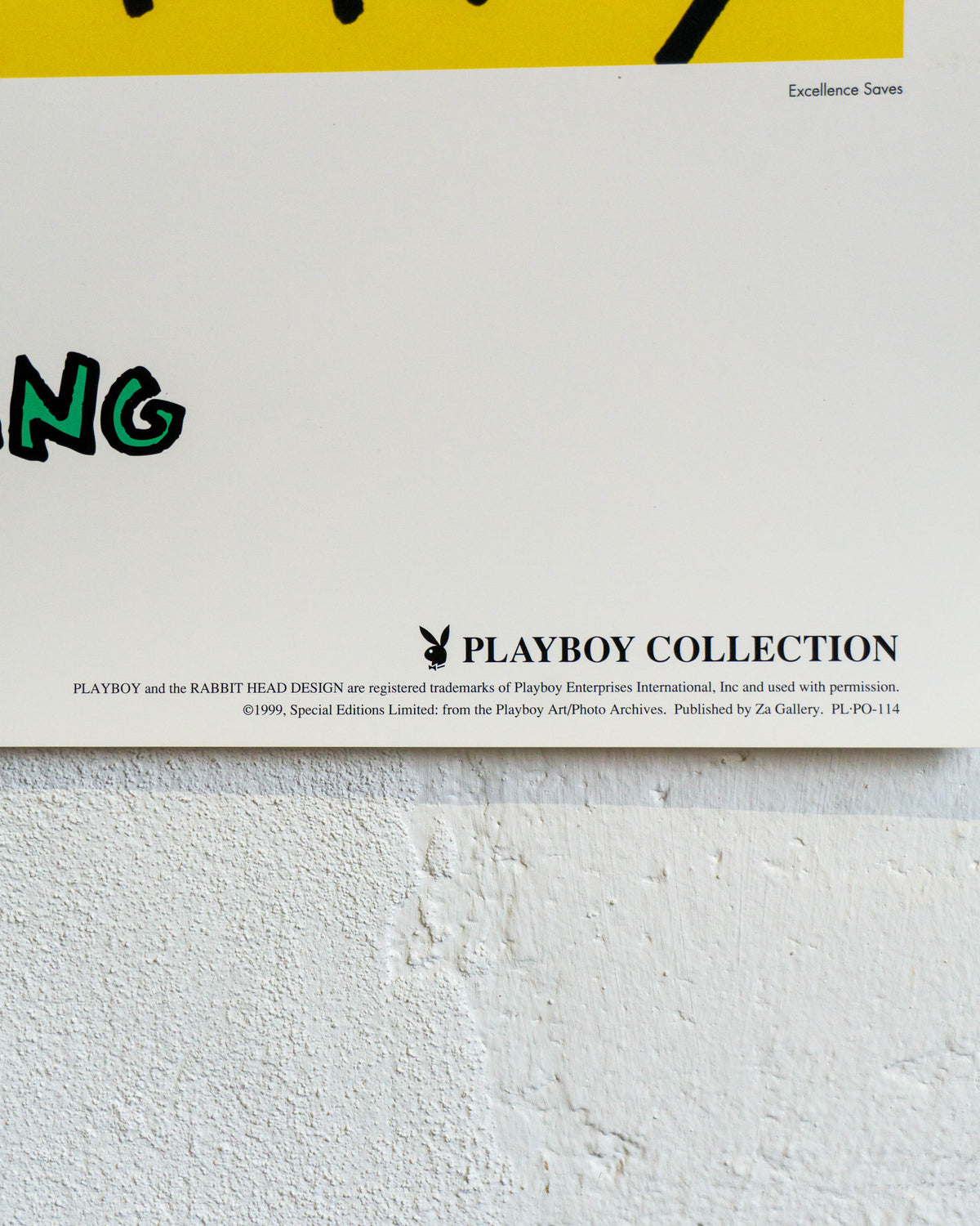 Manifesto Keith Haring Excellence Saves - Playboy 1999