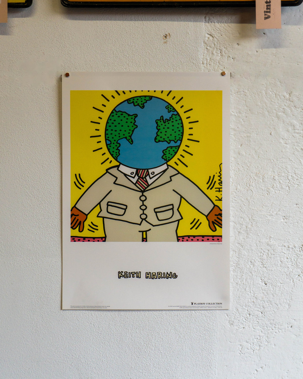 Manifesto Haring Universal Karmic Global Man - Playboy 1999