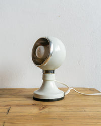 Lampada bianca magnetica in metallo – anni ’70