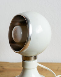 Lampada bianca magnetica in metallo – anni ’70