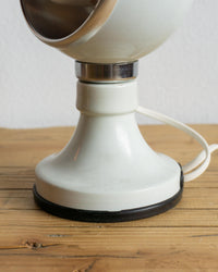 Lampada bianca magnetica in metallo – anni ’70