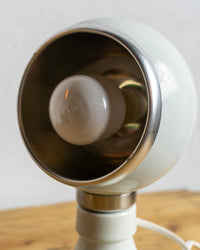 Lampada bianca magnetica in metallo – anni ’70