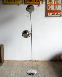 Lampada Piantana Reggiani Space Age Cromata