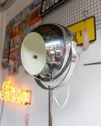 Lampada Piantana Reggiani Space Age Cromata