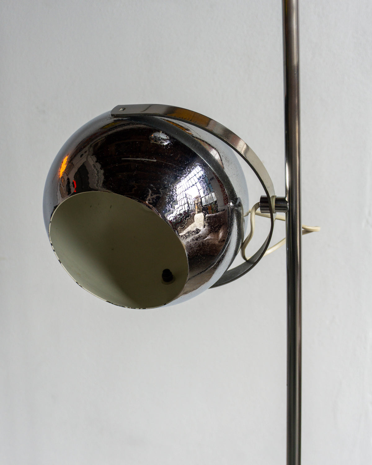 Lampada Piantana Reggiani Space Age Cromata