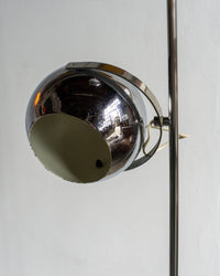 Lampada Piantana Reggiani Space Age Cromata