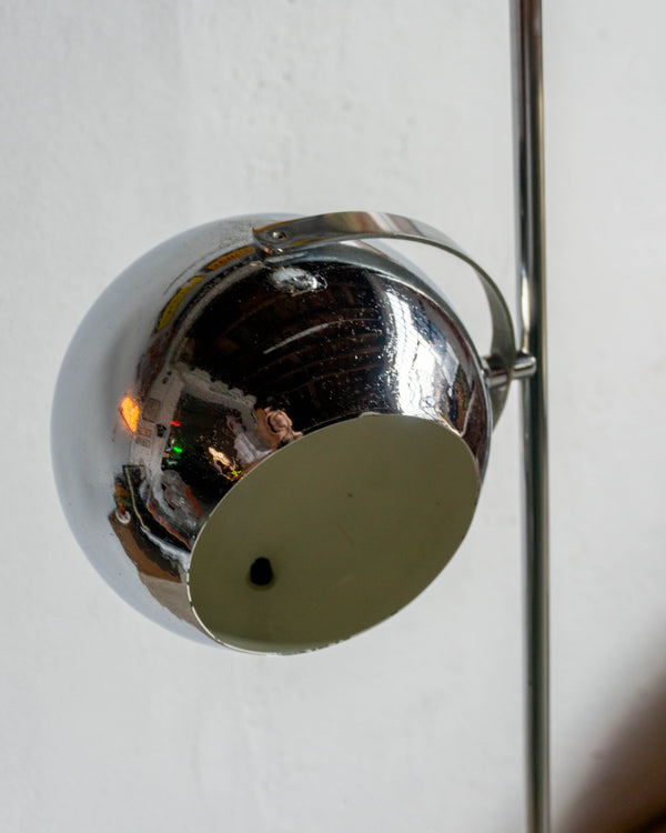 Lampada Piantana Reggiani Space Age Cromata