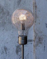 Lampada da terra vintage a forma di lampadina – anni '90