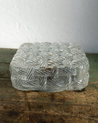 Lampada da soffitto Eickmeier Leuchten vetro ghiaccio – anni 70