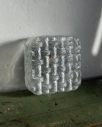 Lampada da soffitto Eickmeier Leuchten vetro ghiaccio – anni 70