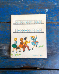 Libretto vintage Alfabetiere Compositori by Sagittario Milano – 1960