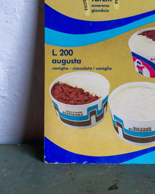 Listino gelati Alemagna – Anni ’70