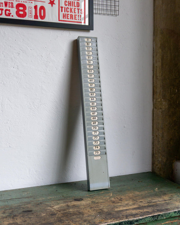 Porta cartellini industriale da lavoro - 1970