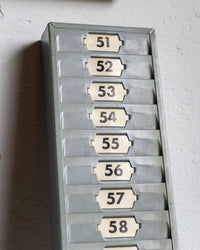 Porta cartellini industriale da lavoro - 1970