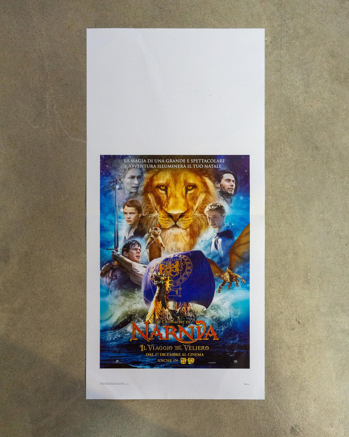 Locandina cinema Le Cronache di Narnia – Il viaggio del veliero (2010)