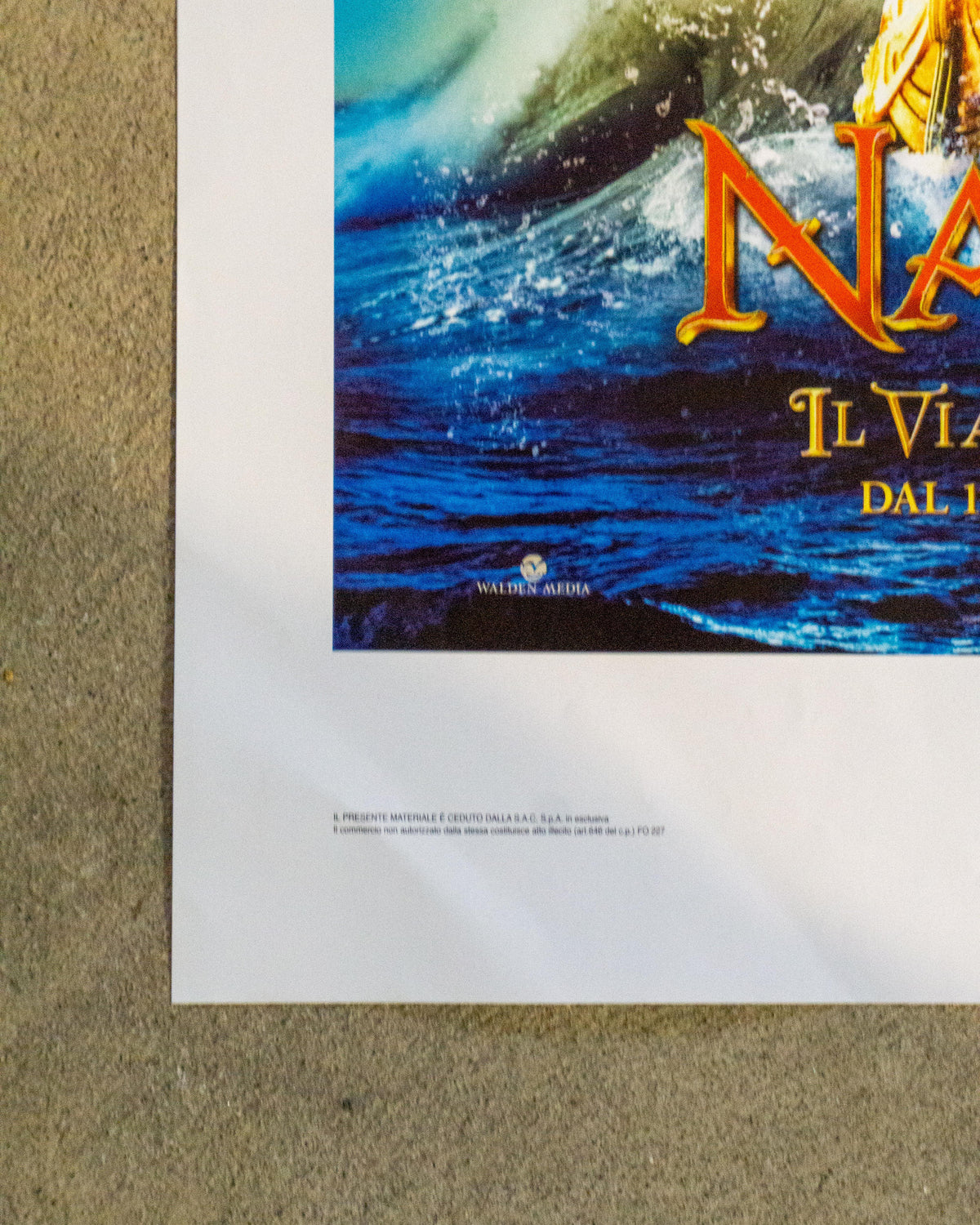 Locandina cinema Le Cronache di Narnia – Il viaggio del veliero (2010)