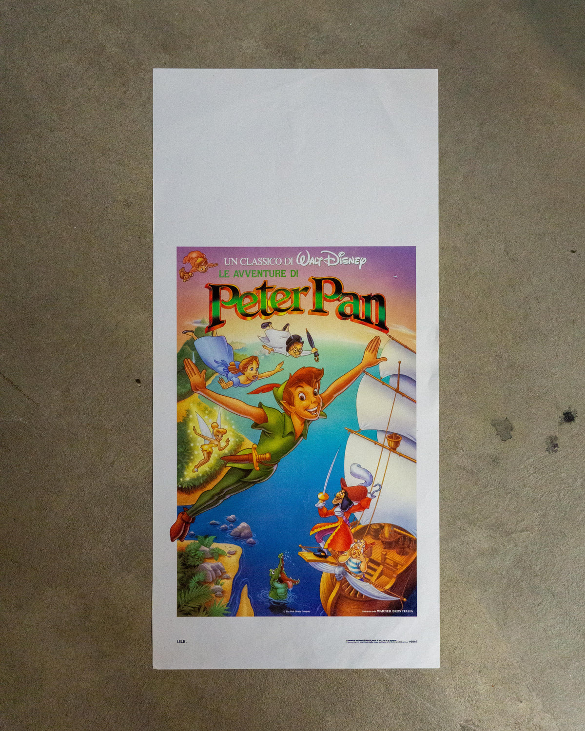 Locandina cinema Le avventure di Peter Pan – Walt Disney