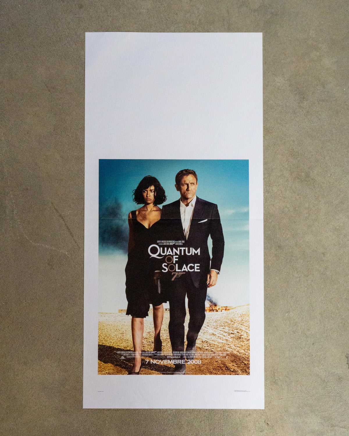 Locandina cinema Quantum of Solace – 007 James Bond (2008)
