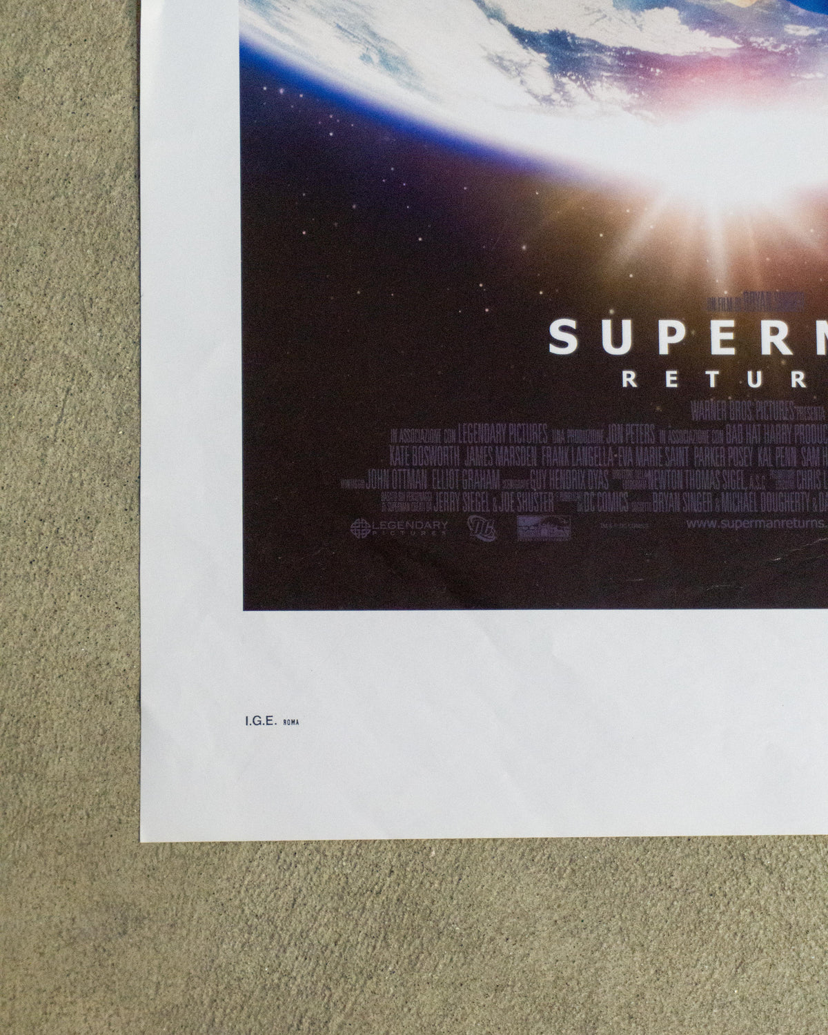Locandina cinema Superman Returns (2006)