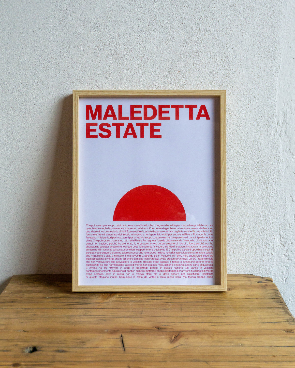 Maledetta Estate - Poster Ed. Limitata