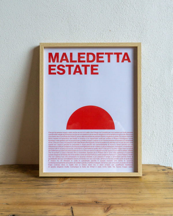 Maledetta Estate - Poster Ed. Limitata