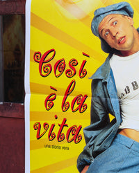 Manifesto cinema Così è la vita – 1998 - DANNEGGIATO