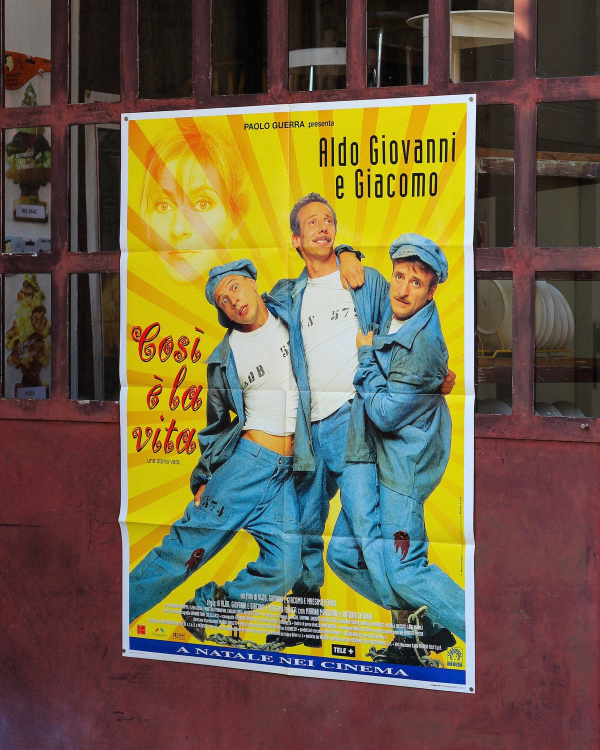 Manifesto cinema Così è la vita – 1998 - DANNEGGIATO