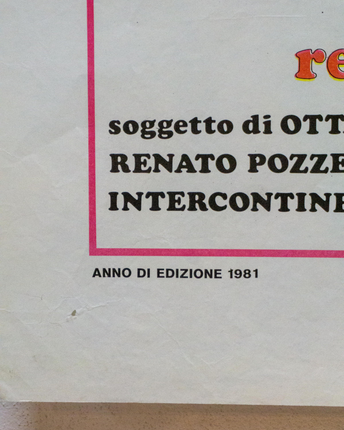 Manifesto Cinema – Culo E Camicia