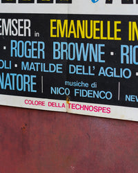 Manifesto cinema Emanuelle in America – 1977