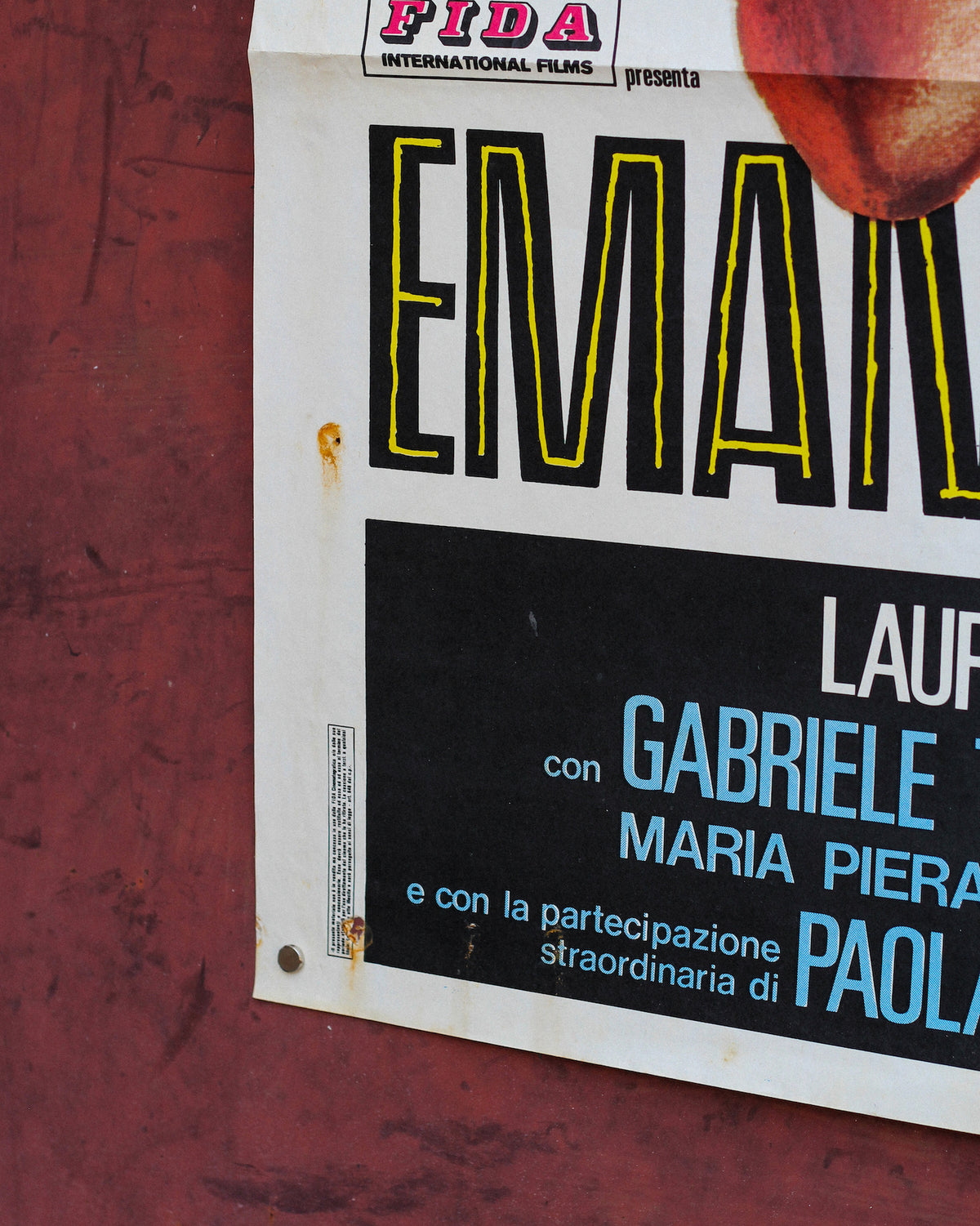 Manifesto cinema Emanuelle in America – 1977