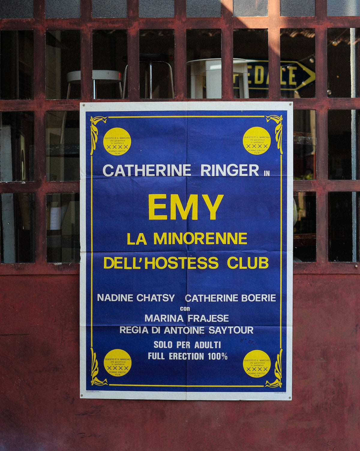 Manifesto cinema Emy la minorenne dell’Hostess Club – 1983