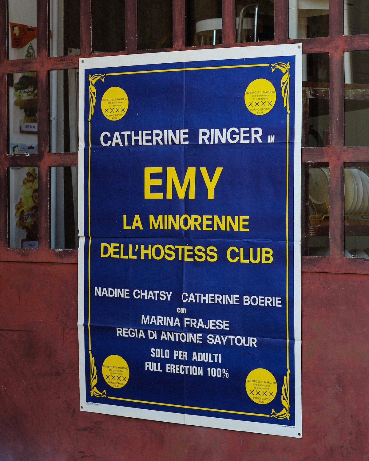 Manifesto cinema Emy la minorenne dell’Hostess Club – 1983