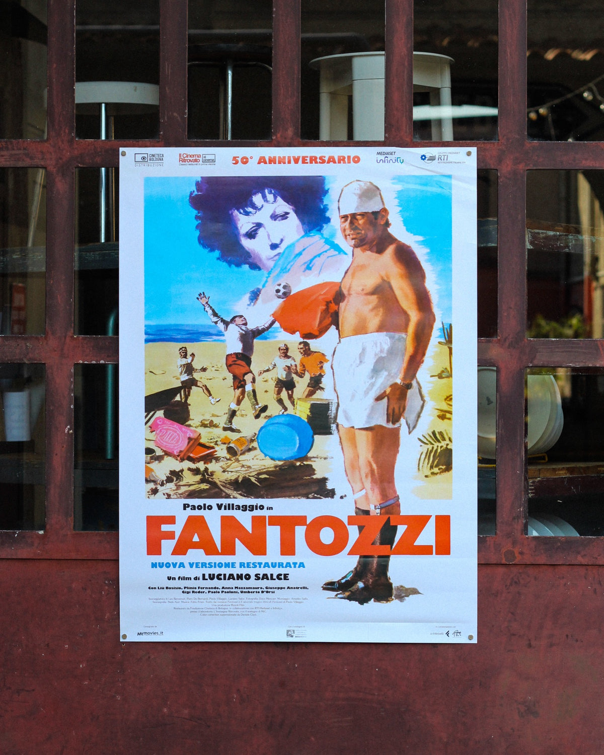 Manifesto Fantozzi 50° anniversario - Cineteca di Bologna