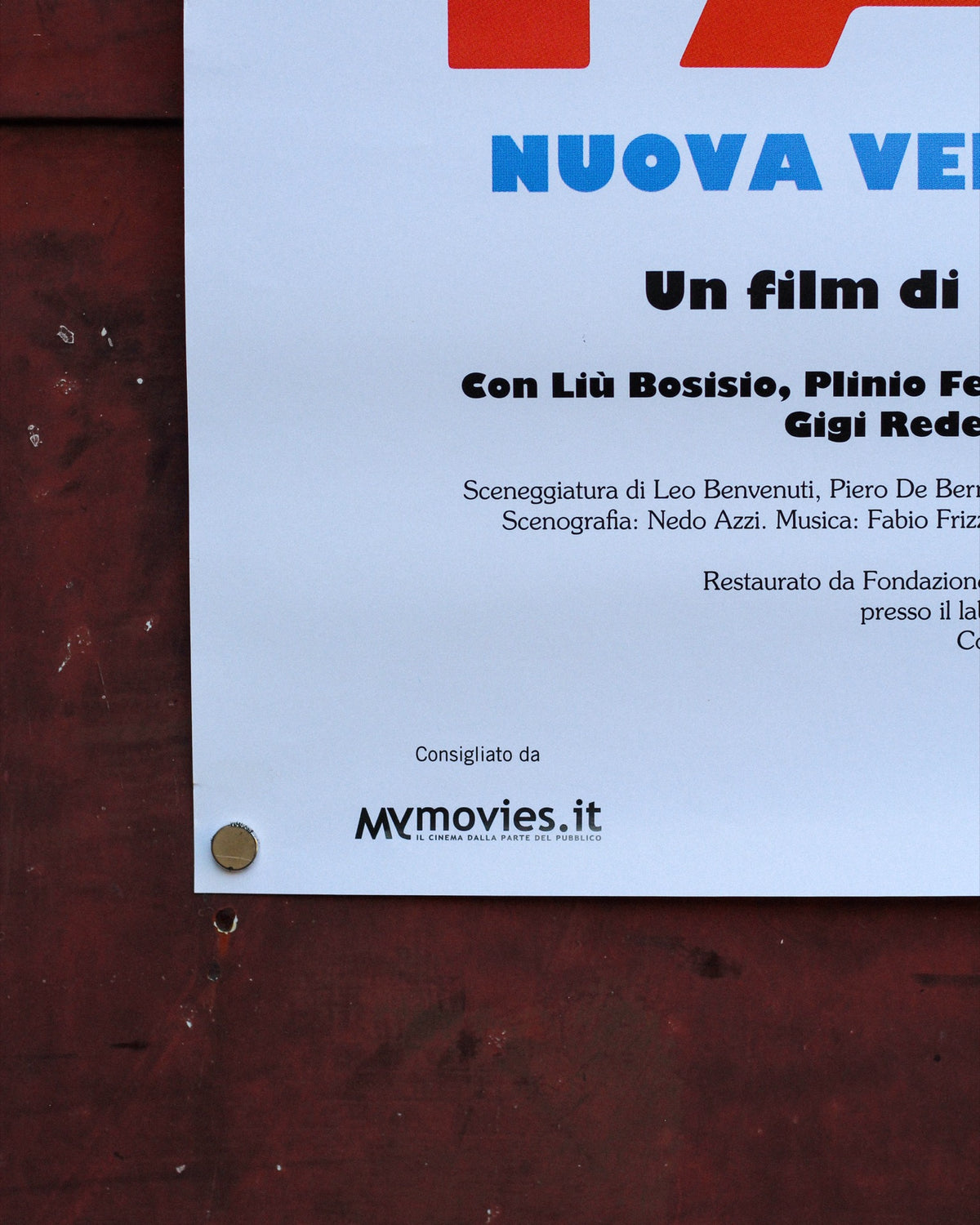 Manifesto Fantozzi 50° anniversario - Cineteca di Bologna