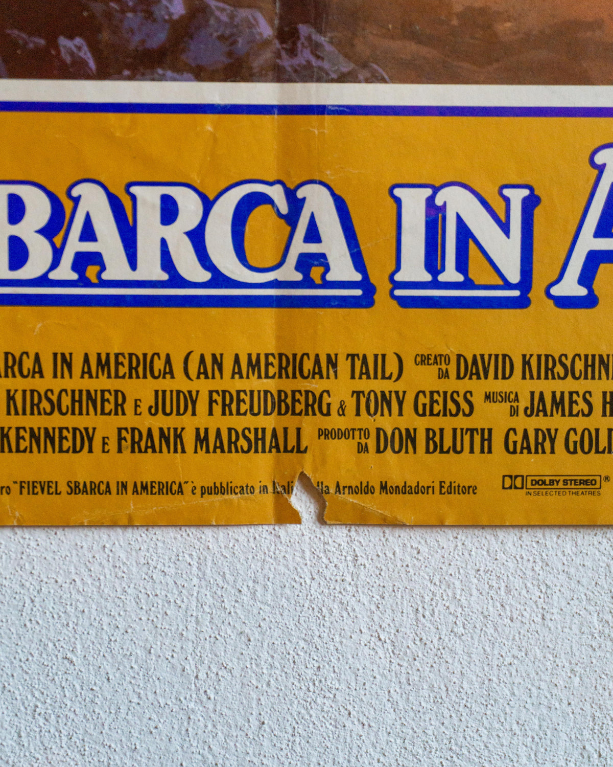 Manifesto Fievel Sbarca In America – Fotobusta (2)