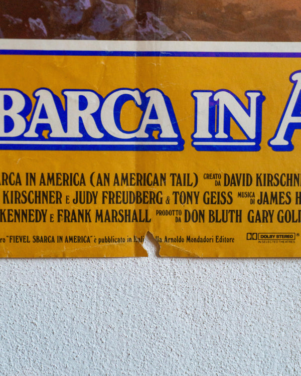 Manifesto Fievel Sbarca In America – Fotobusta (2)