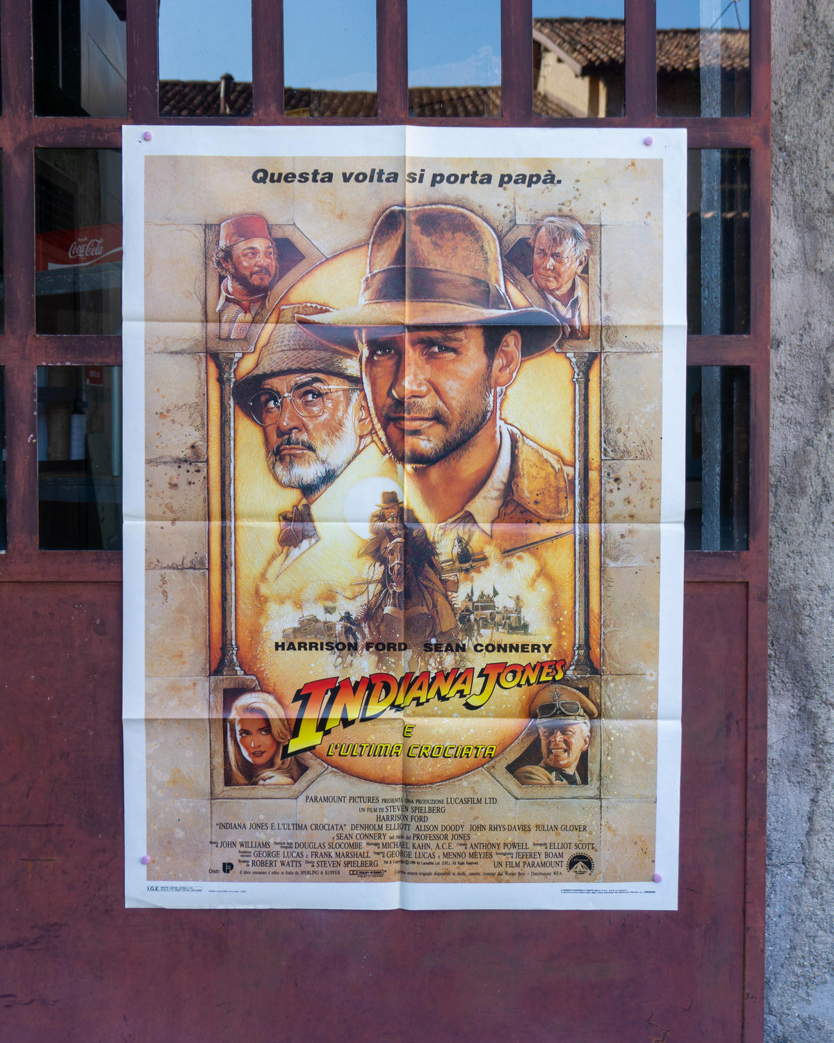 Manifesto Cinema - Indiana Jones e l'ultima Crociata