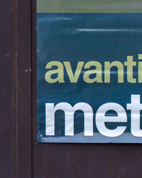 Manifesto vintage Brescia “Avanti c'è Metrobus” – anni '80