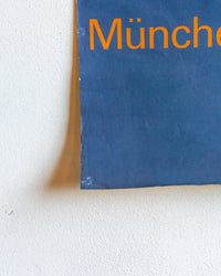 Manifesto originale Olimpiadi Monaco 1972 – Nuoto